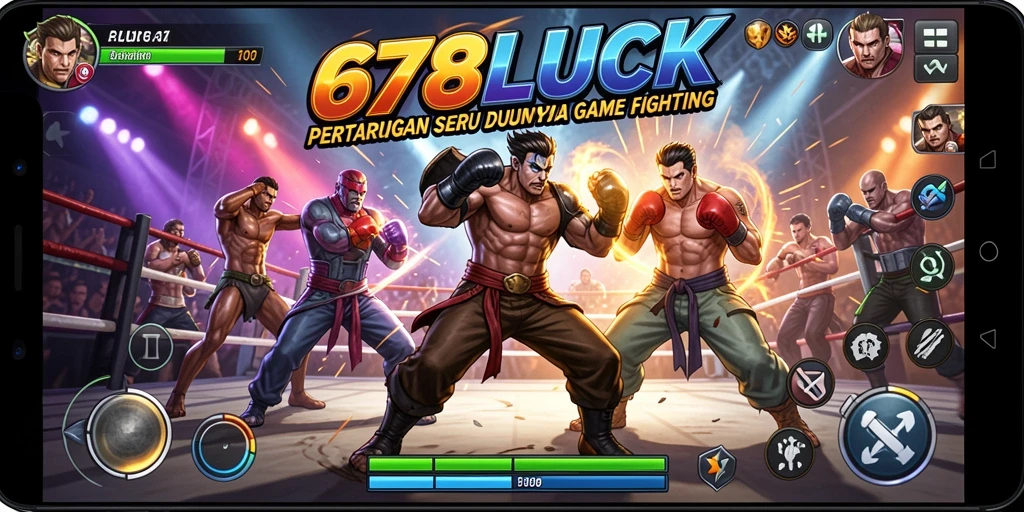 Screenshot gameplay <strong>678LUCK</strong> yang menunjukkan aksi pertarungan seru.