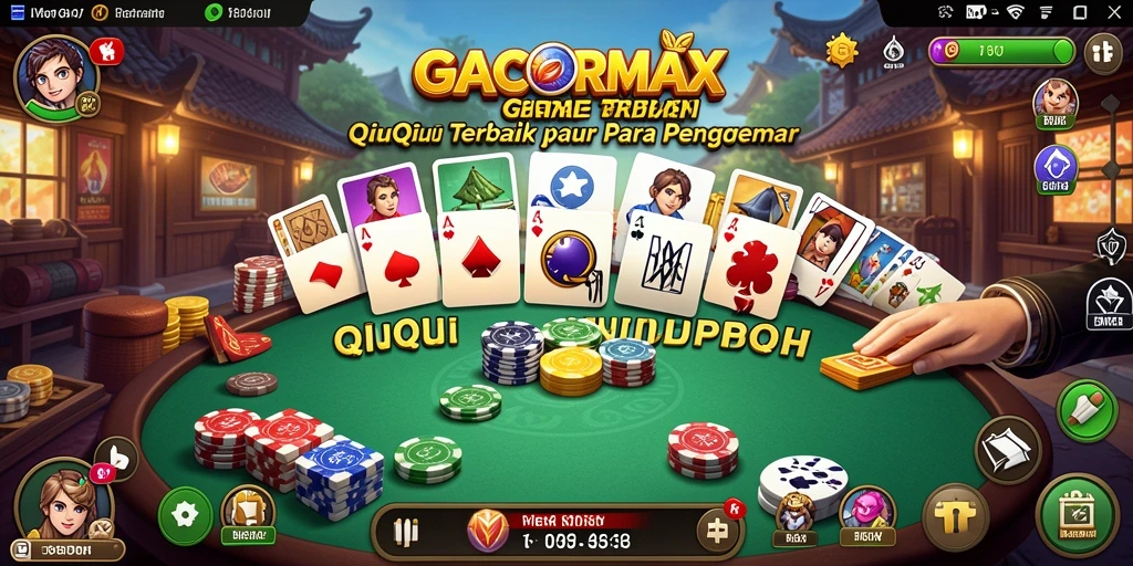 Screenshot gameplay menarik dari GACORMAX dengan suasana QiuQiu.