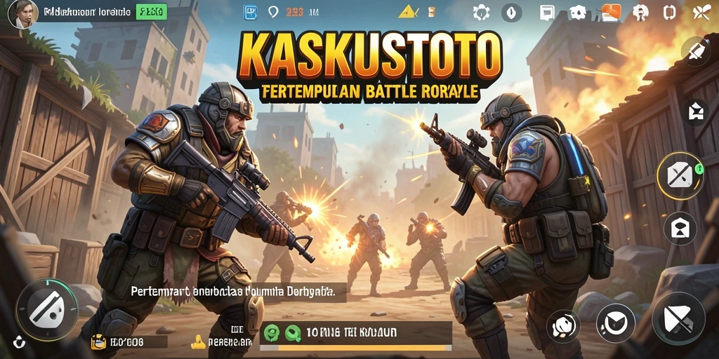 Screenshot KASKUSTOTO yang menunjukkan aksi mendebarkan Battle Royale.