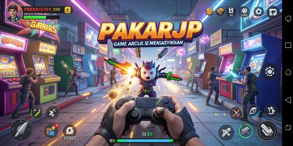 Tampilan gameplay seru dan menantang di PAKARJP.