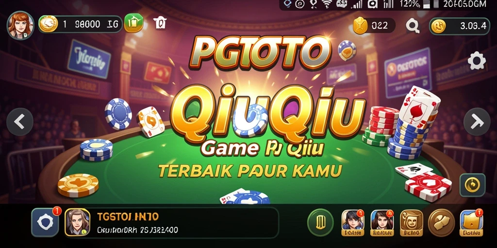 Tampilan gameplay seru PGTOTO dalam QiuQiu.