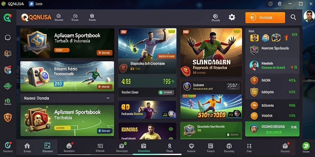 Tampilan gameplay menarik dari QQNUSA dengan berbagai pilihan taruhan.