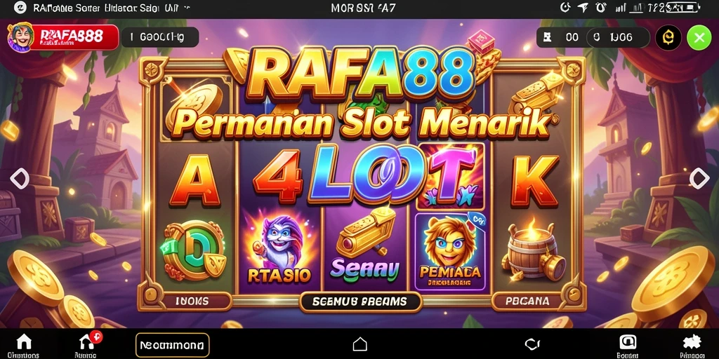 Tampilan gameplay menarik dari RAFA88 dengan slot yang seru.