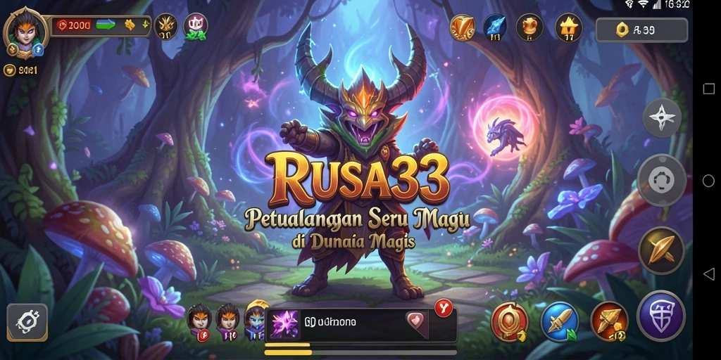 Menampilkan gameplay RUSA33 yang mendebarkan dalam petualangan seru.
