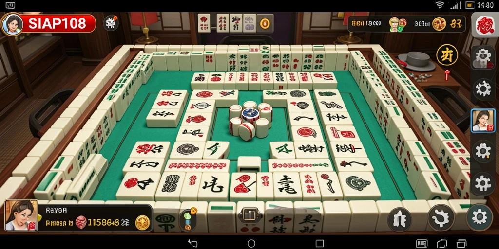Tampilan gameplay menarik dari aplikasi Mahjong SIAP108.