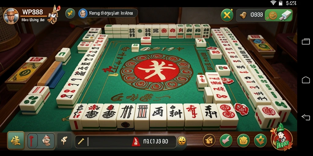 Tampilan gameplay WP888 yang menegangkan dan menarik.